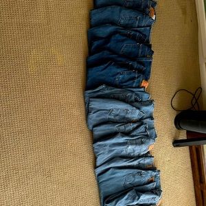 Levi’s 501 Button Fly Jeans. All colors and some new  $20 to 35